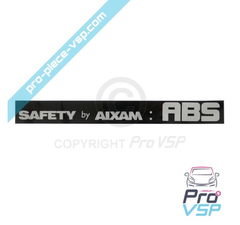 Adesivo ABS para Aixam Impulsion e Vision