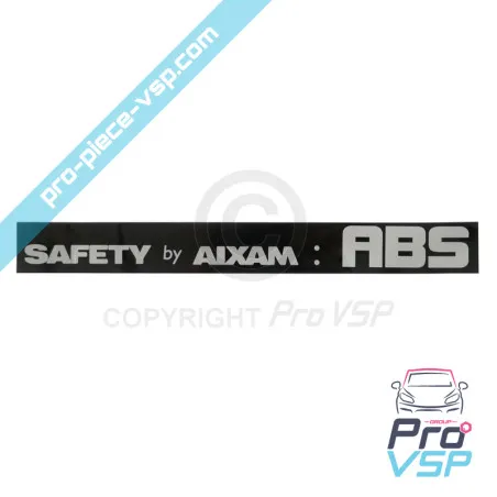 Adesivo ABS per Aixam Impulsion e Vision