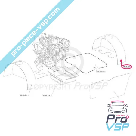 Insonorisation de joue d'aile pour chatenet ch26 ch28 ch30 ch32 ch33 sporteevo