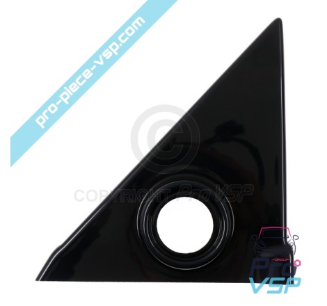 Left exterior mirror triangle