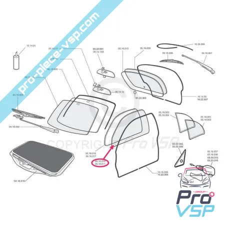 Gerade Türglas gefärbt für Chatenet Media und Barooder