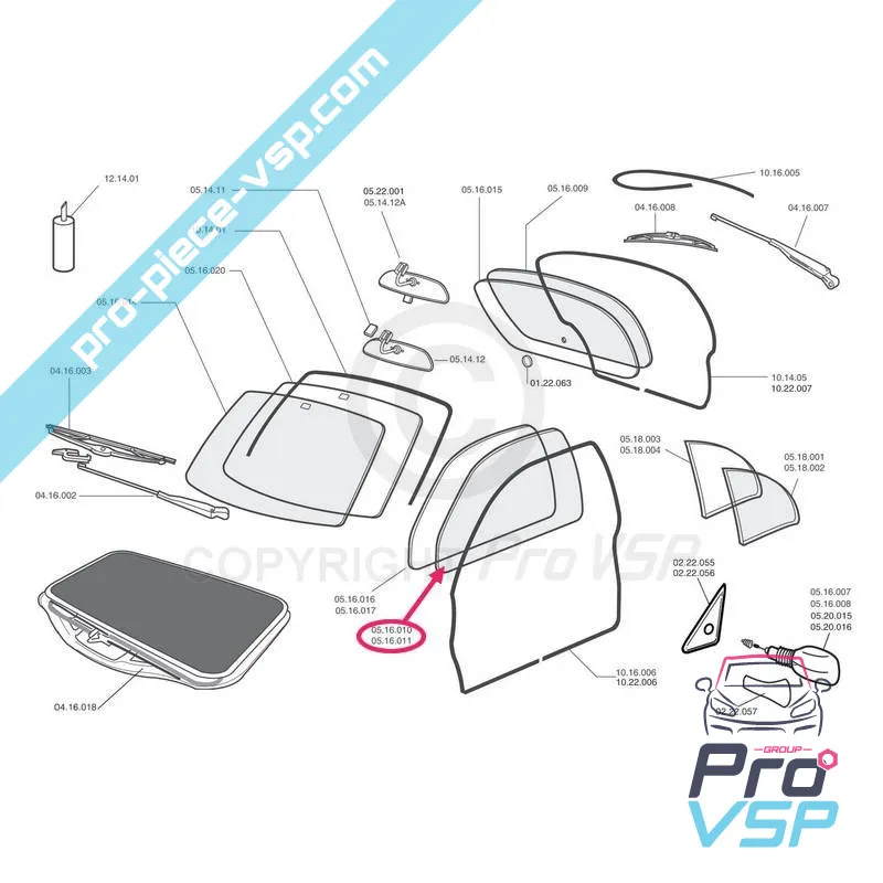 Left door door stained for Chatenet Media and Barooder