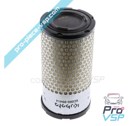 Filtre à air origine pour Aixam moteur essence , Kubota Z602 et Aixam Sensation