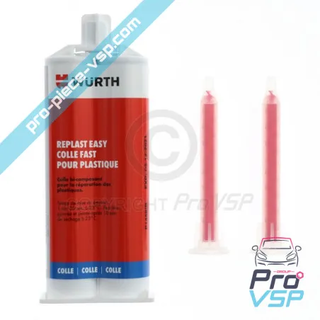BI component glue for plastic repair