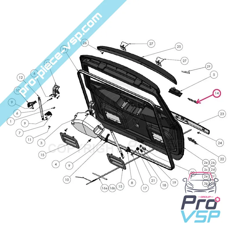 Hatchback logo for Ligier ixo