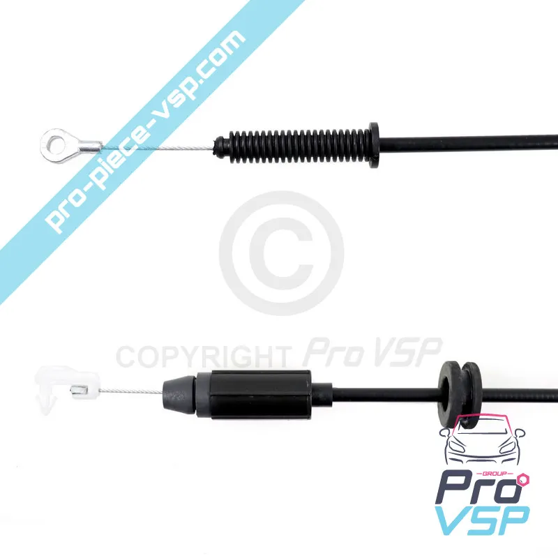 Adaptable accelerator cable for Aixam Sensation Emotion