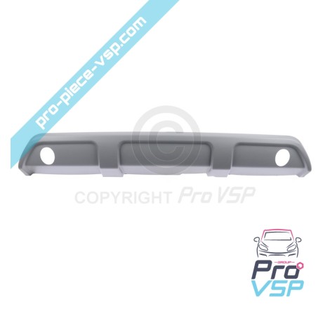 Central rear bumper sabot