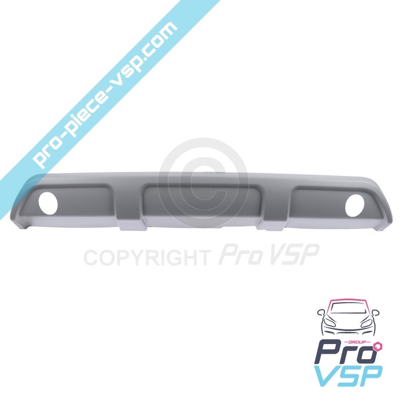 Central rear bumper sabot