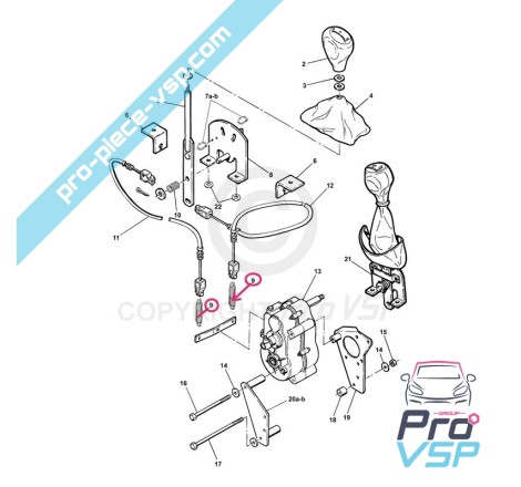 Ressort de câble inverseur pour microcar virgo 1 2 3