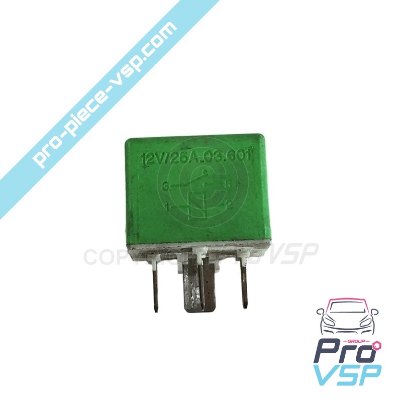 Relè verde a 4 pin