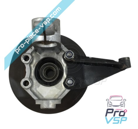 Complete front hub right