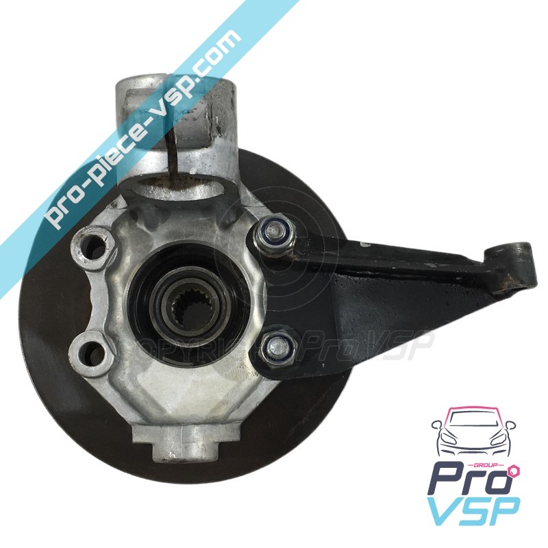 Complete front hub right
