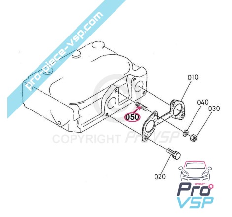 Stud colector de evacuare