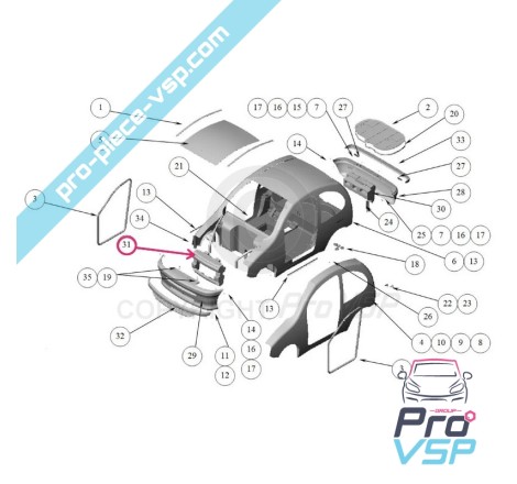 Front bumper absorber