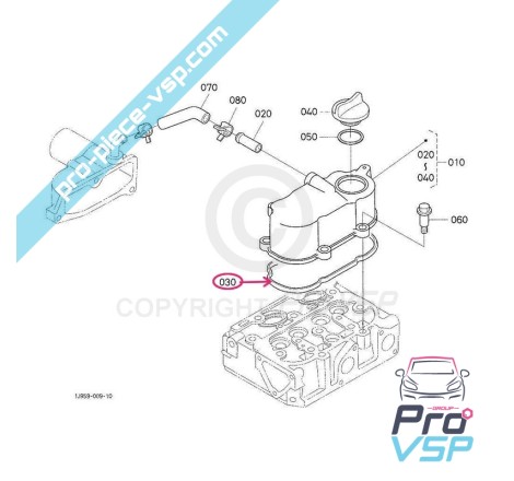 Rocker lock packning