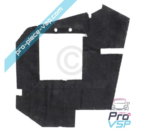 Straight engine soundproofing
