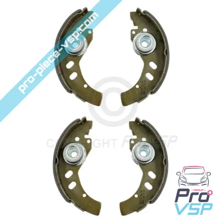 Brake jaws adaptable for Aixam