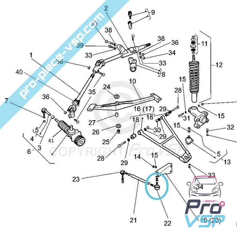 Steering wheel side rotation