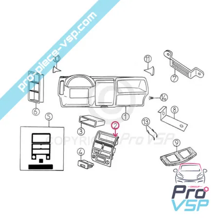 Zentrale Konsole für aixam 400sl 500sl 400.4 400evo 500.4 500.5