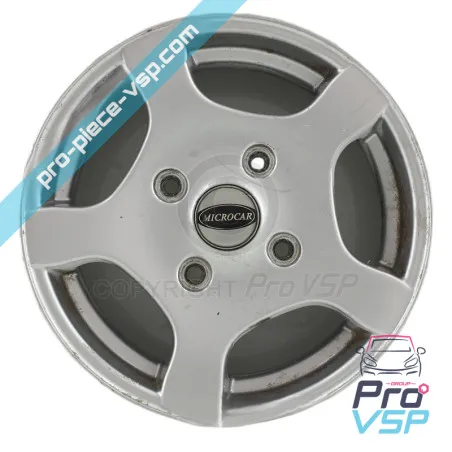 Used aluminum rim for Microcar