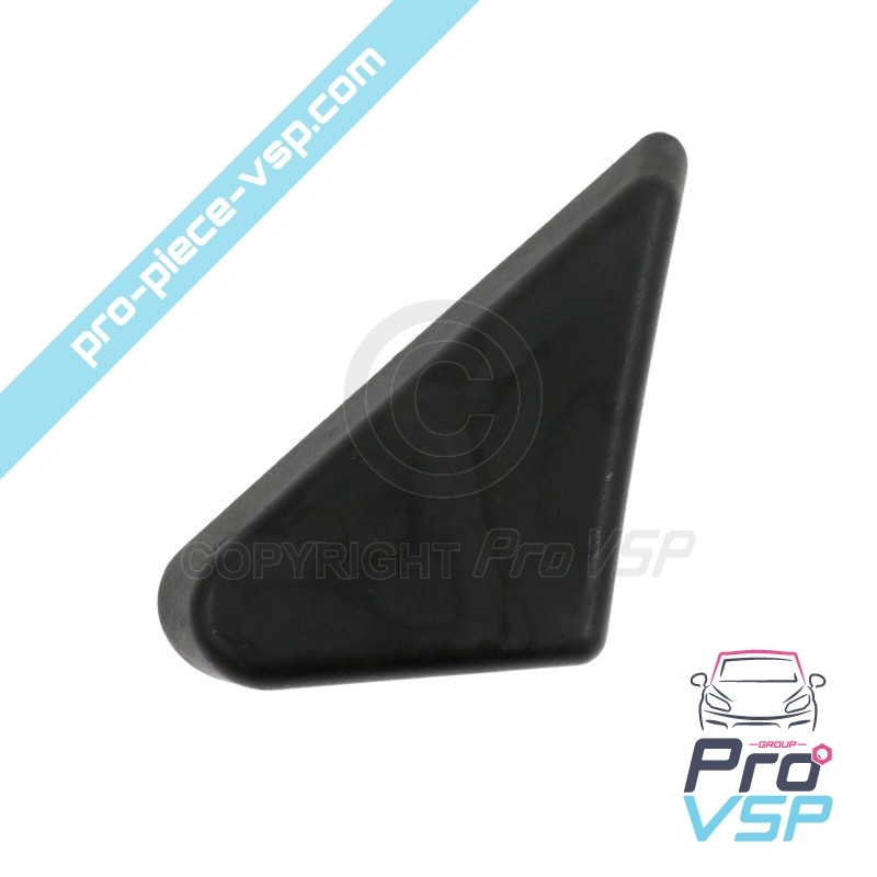 Left exterior mirror triangle