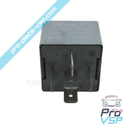 Relay 5 broches ocasião cinza para Microcar