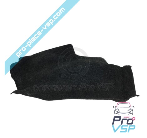 Right rear wheel pass carpet