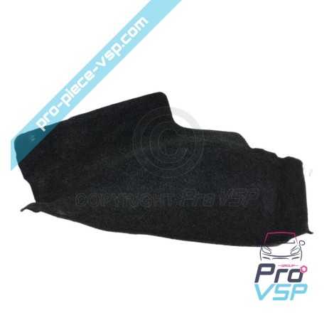 Rear wheel pass carpet left