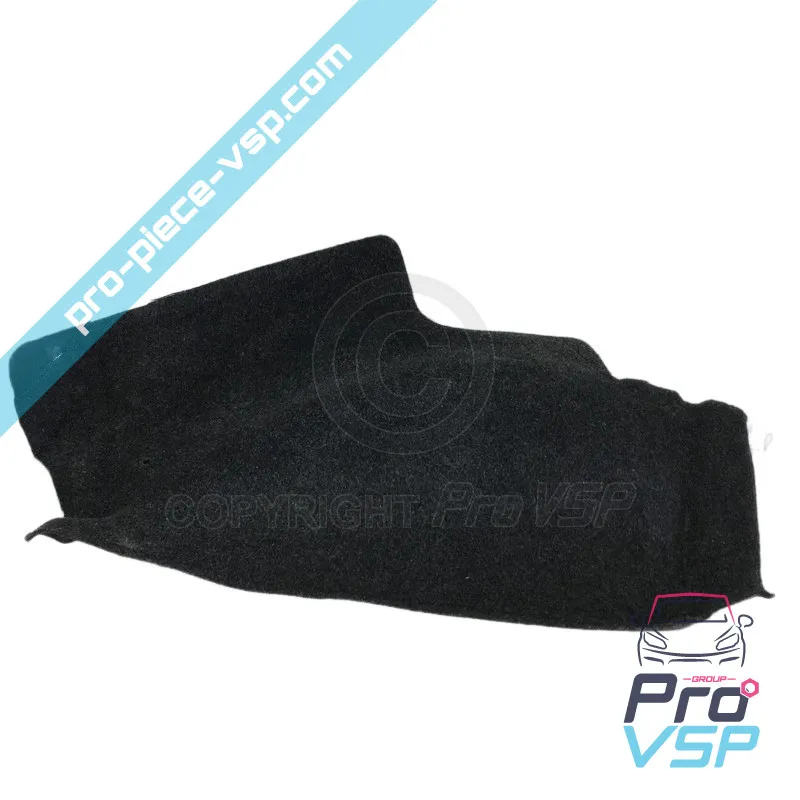 Rear wheel pass carpet left