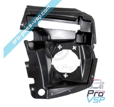 Left fire support of front bumper