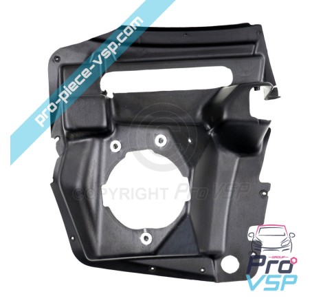 Left fire support of front bumper