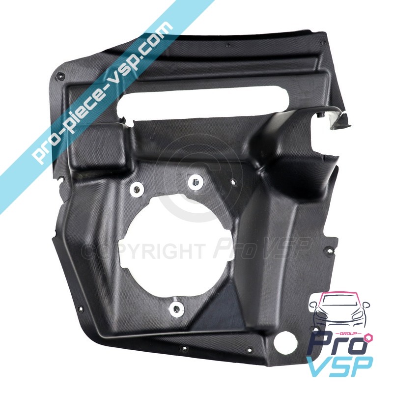 Left fire support of front bumper