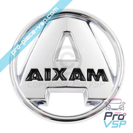 Logo fond noir pour Aixam Vision 2ème montage Sensation et Emotion