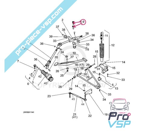 Kit neiman + barillet pour ligier xpro casalini kerry