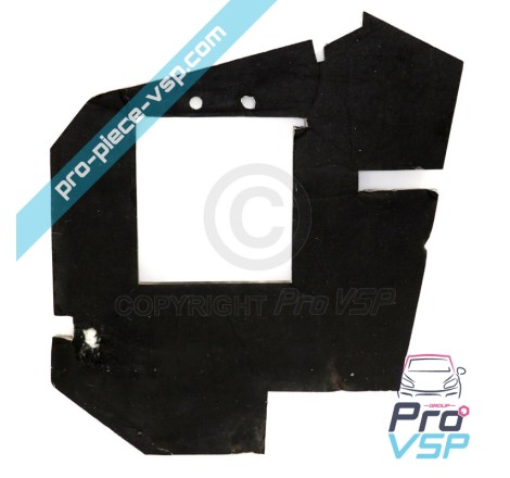 Straight engine soundproofing