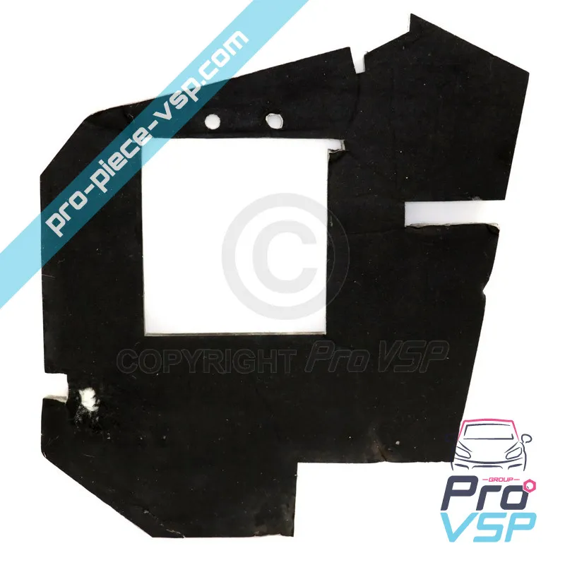 Straight engine soundproofing