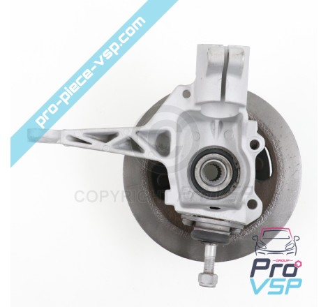 Complete left front hub
