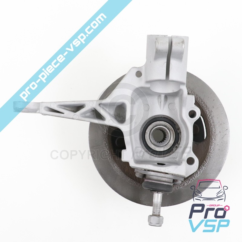 Complete left front hub