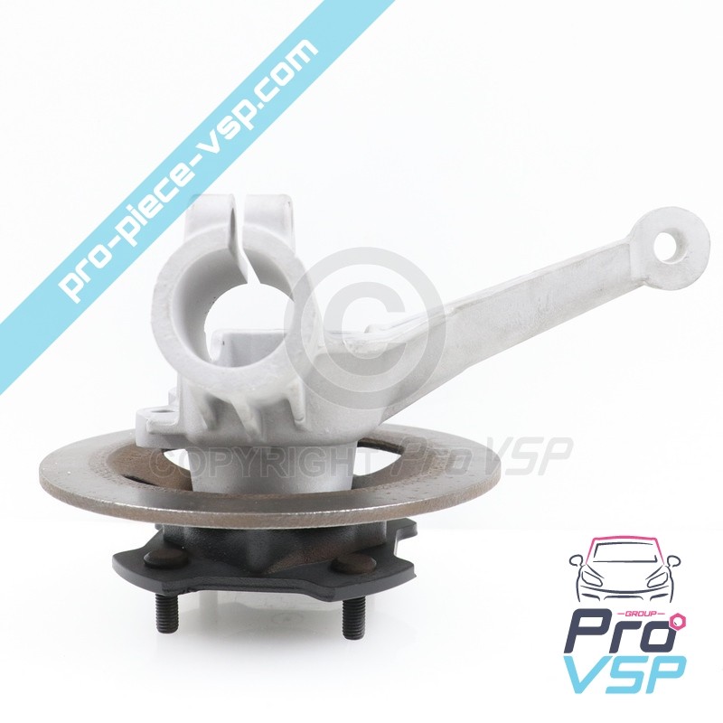 Complete left front hub