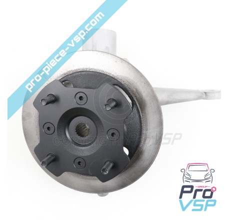 Complete left front hub