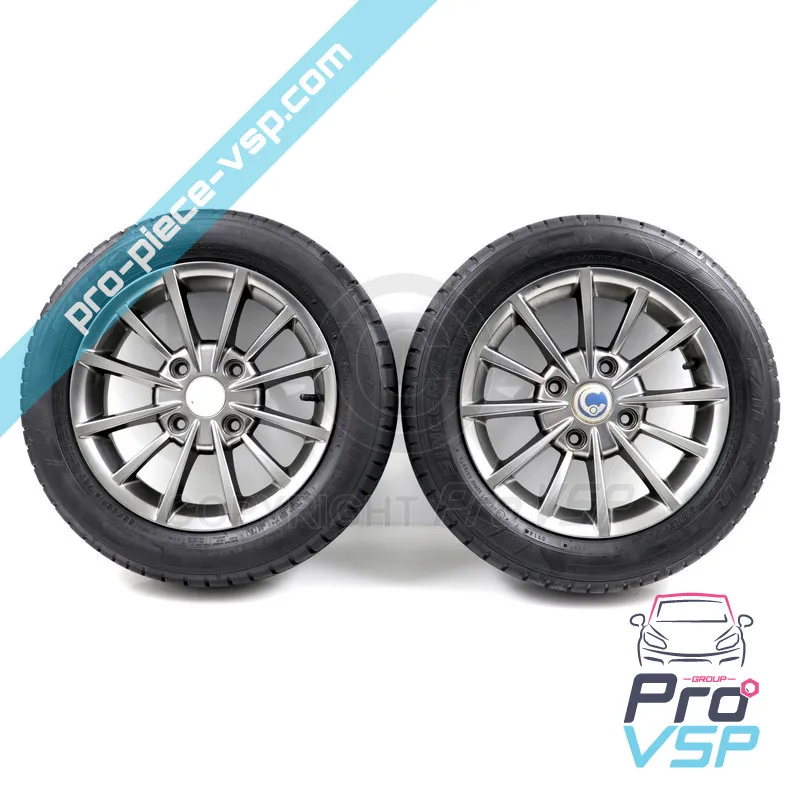 Pack rims + used tires for Casalini