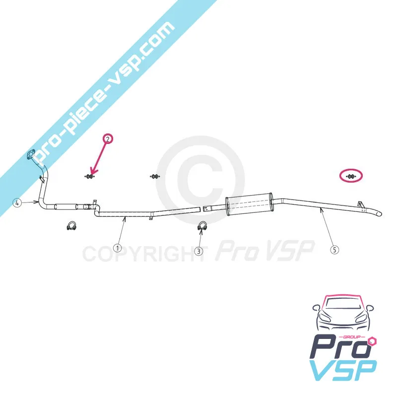 Bloc de evacuare tăcut pentru Jdm