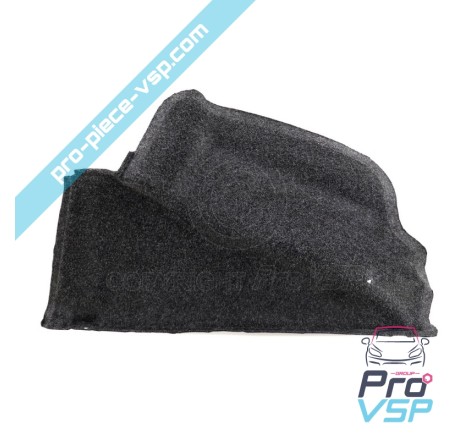 Rear wheel pass carpet left
