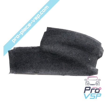 Rear wheel pass carpet left