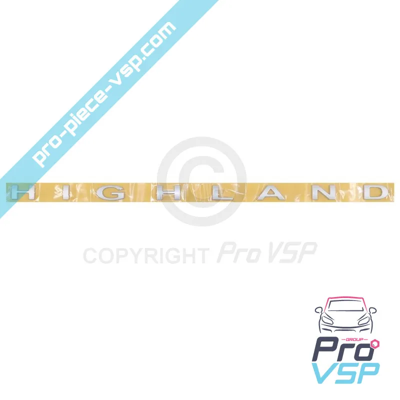 Logo "Highland"Pentru microcar mgo