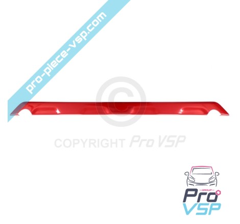 Spoiler de pare choc avant rouge toledo pour Microcar Mgo 3 , 4/5 Highland