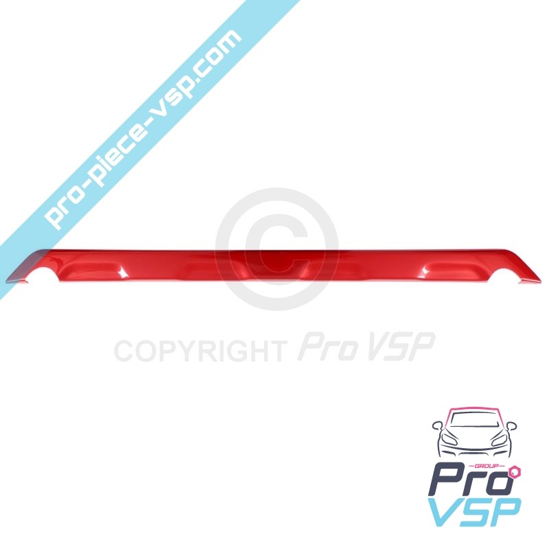 Spoiler de pare choc avant rouge toledo pour Microcar Mgo 3 , 4/5 Highland