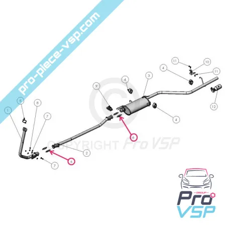 Exhaust spring for Ligier