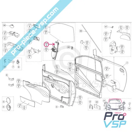 Linke elektrische Glasfenster für JDM aloes roxsy