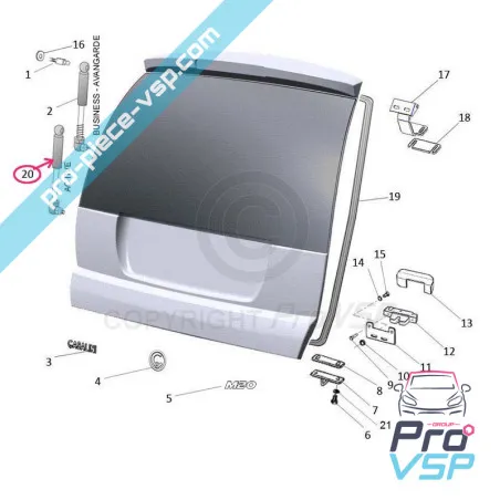 Portellone casalini m14 m20